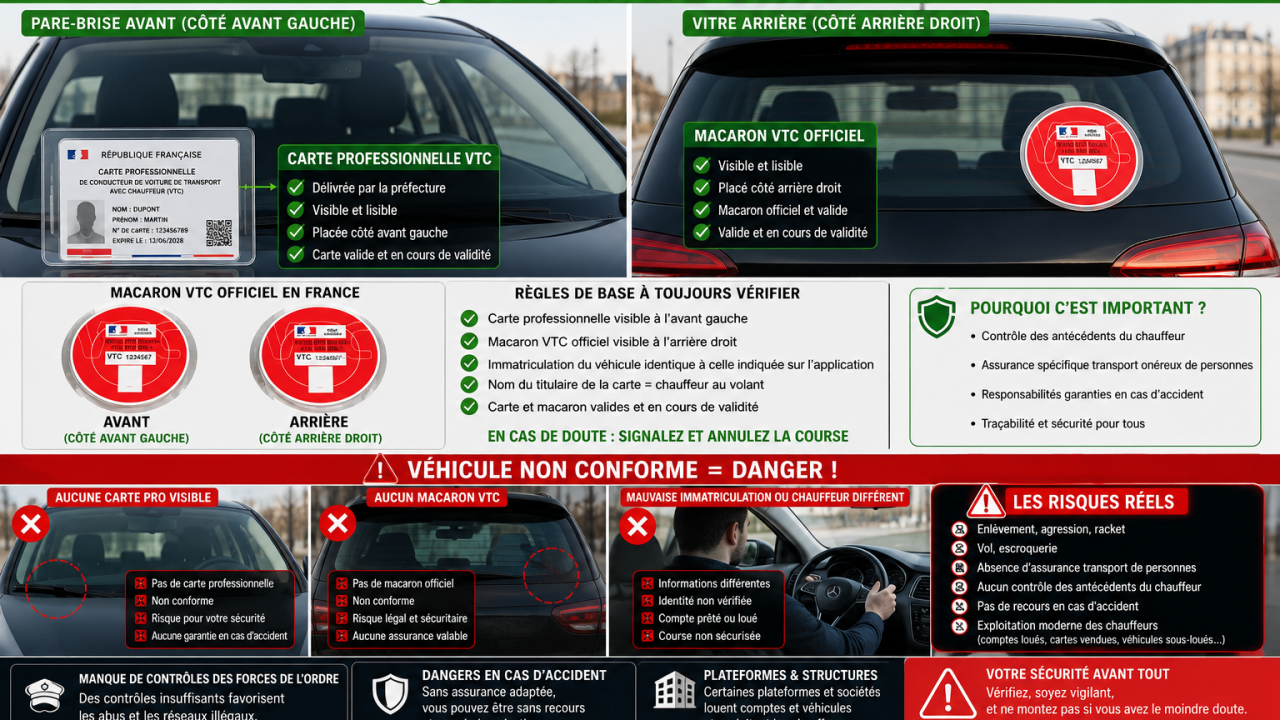 Vérifier un chauffeur VTC