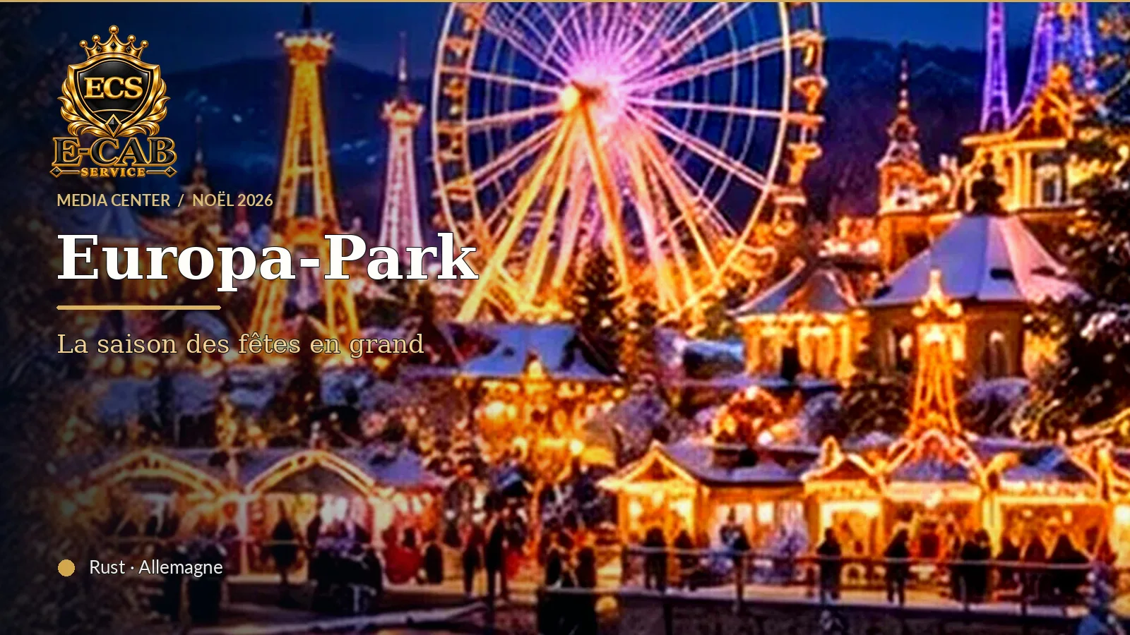 Europa-Park en hiver : manèges, patinoire et marché de Noël au même endroit