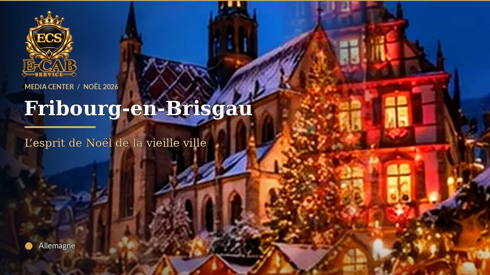 Fribourg-en-Brisgau à Noël : attention où vous mettez les pieds