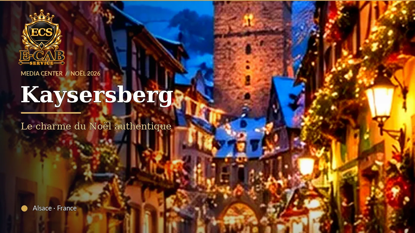 Kaysersberg à Noël : un marché d’artisans qui fait la part belle à l’authentique