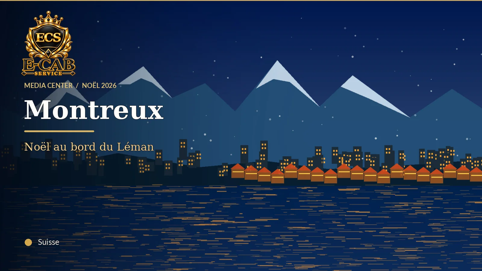 Montreux Noël : le marché où le Père Noël passe au-dessus de vos têtes